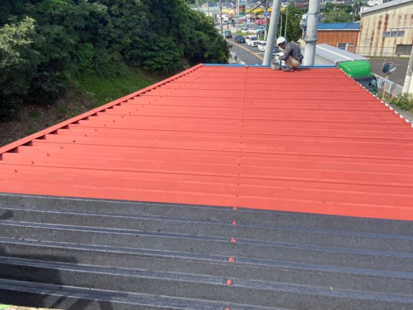 【和歌山県下津町G様邸】折版金属屋根塗装リフォーム　
