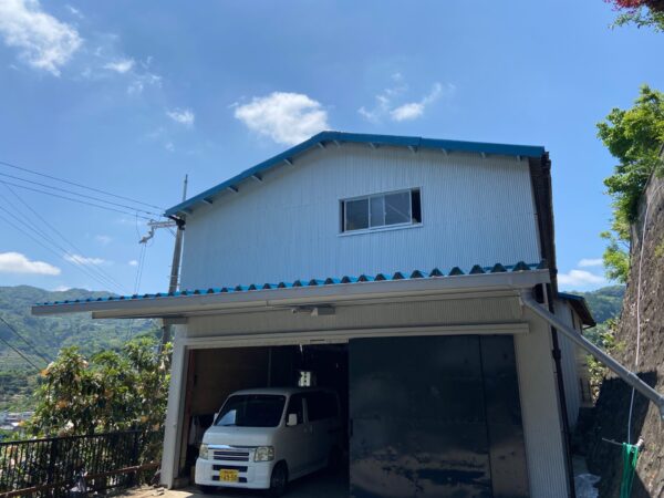 和歌山県海南市N様邸　倉庫・屋根外壁塗装　作業報告④