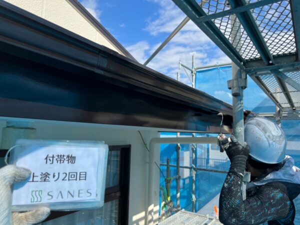 【和歌山県海南市】D様邸　付帯物塗装の作業報告です。　