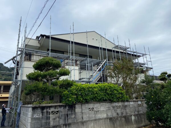 【和歌山県海南市】D様邸　足場解体　完了しました。