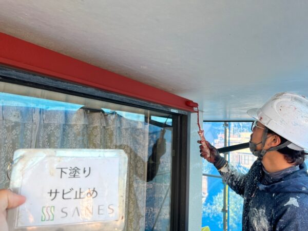 【和歌山県海南市】K様邸、付帯物の下地処理・サビ止め塗装の作業報告