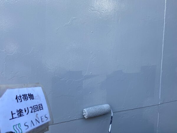 【和歌山県海南市】K様邸の倉庫、付帯物塗装の作業報告。