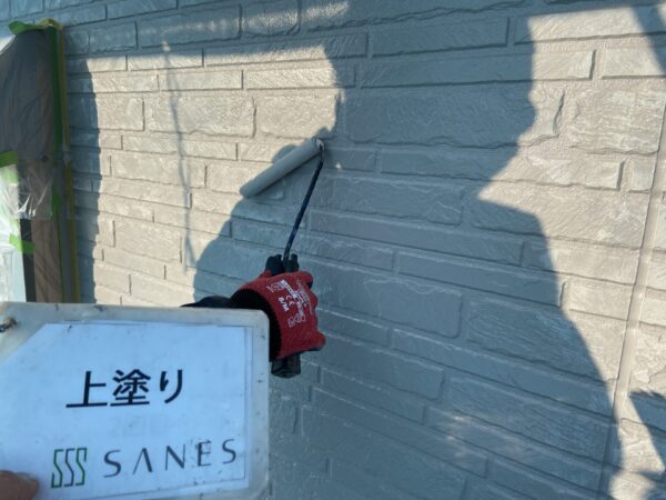 【和歌山市I様邸】外壁プレミアムTASAI工法　模様塗装の作業報告